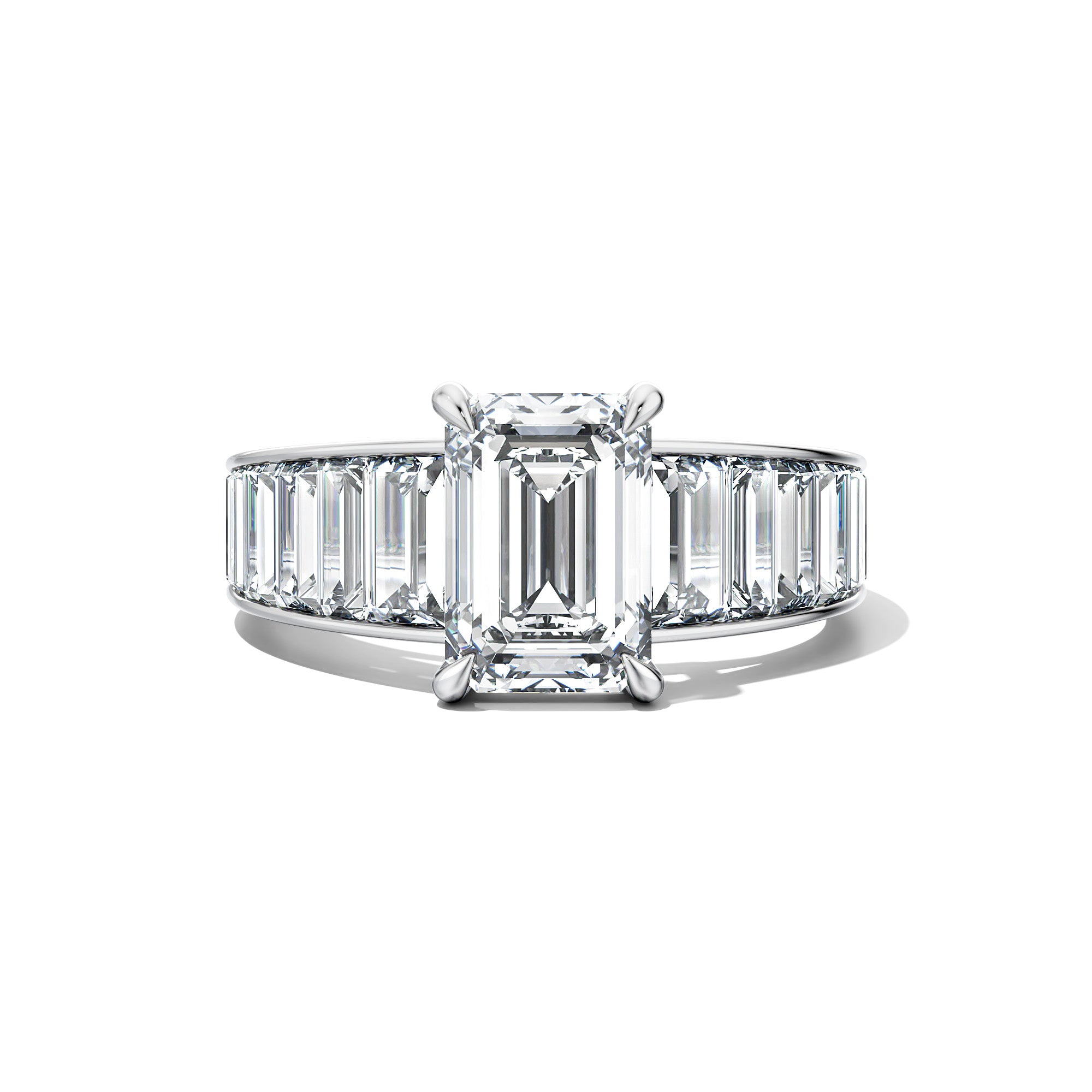 Emerald Cut Diamond Baguette